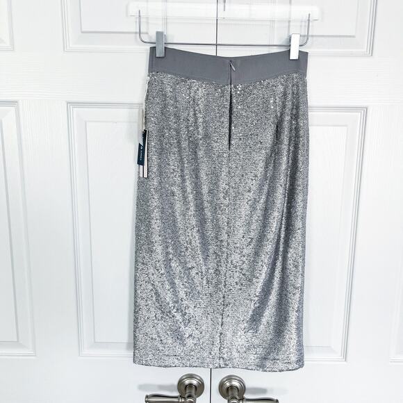 Court & Rowe Belle Noel Pencil Skirt in Silver Heather - Picture 6 of 9